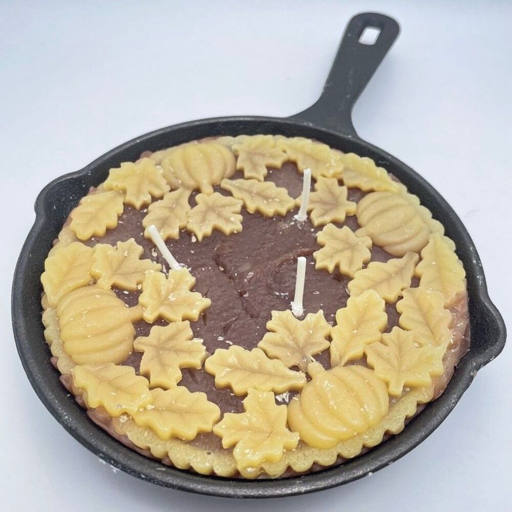 Harvest Pumpkin Pie Skillet 3 Wicks Candle Ashland 2025 New